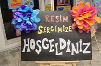 ide Anaokulu Öğrencilerinden Renkli Yıl Sonu Sergisi: