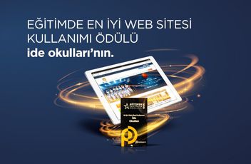 Eğitimde En İyi Web Sitesi Kullanımı ide okulları’nın Oldu.