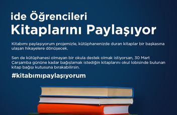ide Öğrencileri Kitaplarını Paylaşıyor