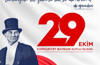 29 Ekim Cumhuriyet Bayramımız Kutlu Olsun!